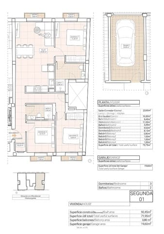 3 bedroom Flat for sale in Hondón de las Nieves - € 250,000 (Ref: 8964559)