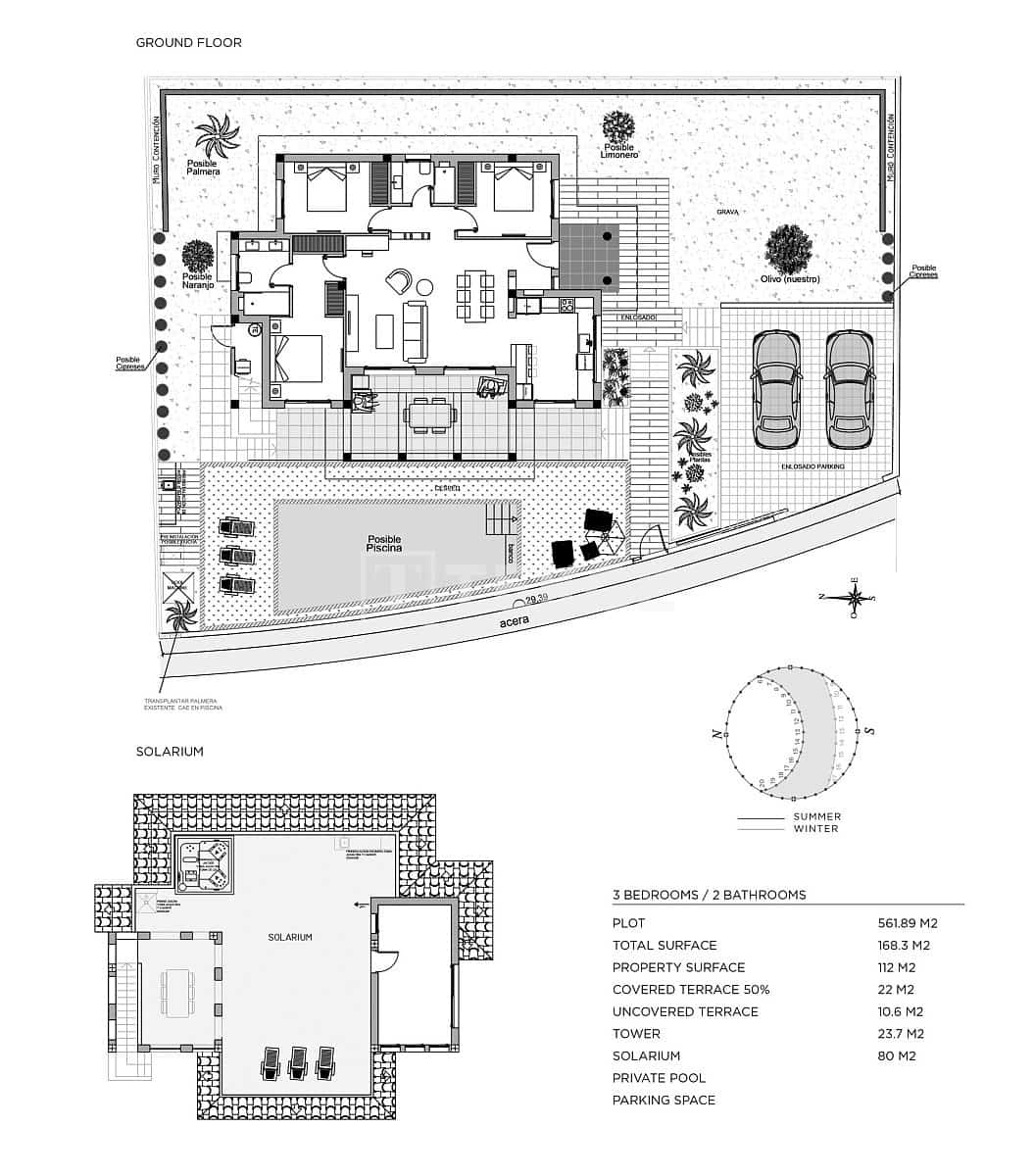 3 sypialnia Willa na sprzedaż w Ciudad Quesada z basenem - 871 000 € (Ref: 8964567)