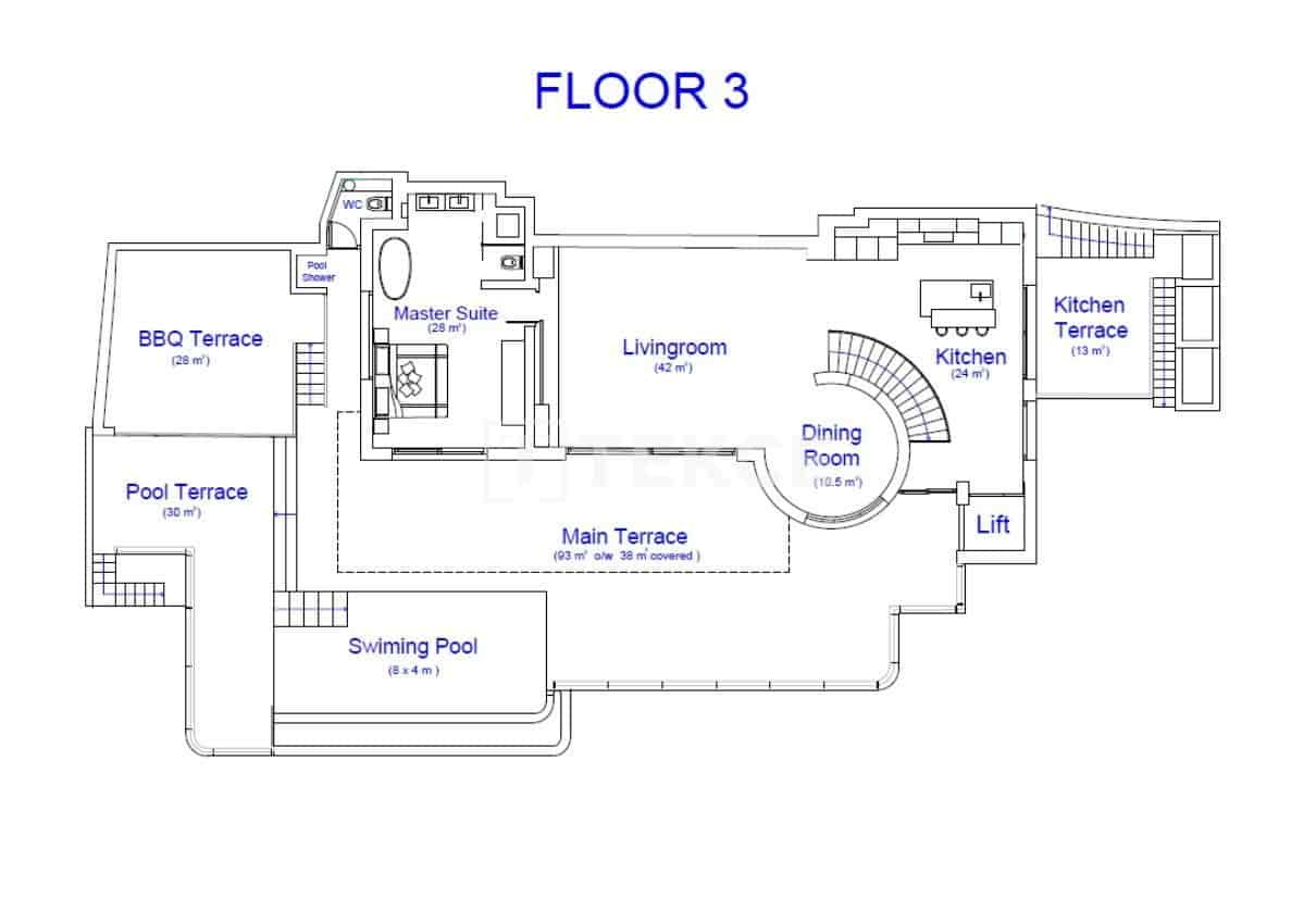 4 sovrum Villa till salu i Altea med pool - 1 750 000 € (Ref: 8964588)