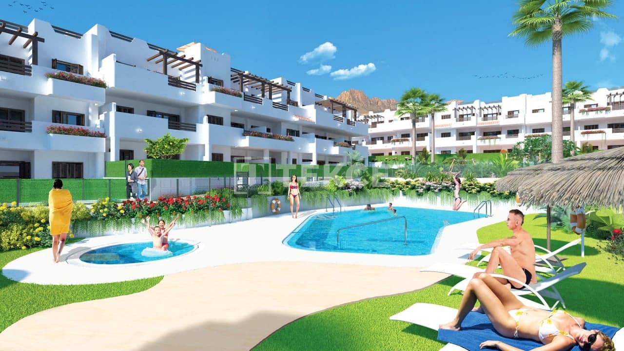 2 sypialnia Mieszkanie na sprzedaż w San Juan de los Terreros z basenem - 182 000 € (Ref: 8964593)