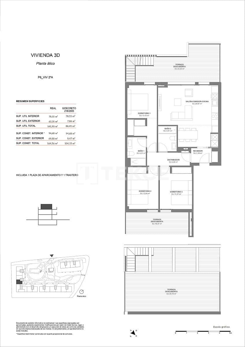 3 soveværelse Lejlighed til salg i Torre de Benagalbon med swimmingpool - € 531.000 (Ref: 8964605)