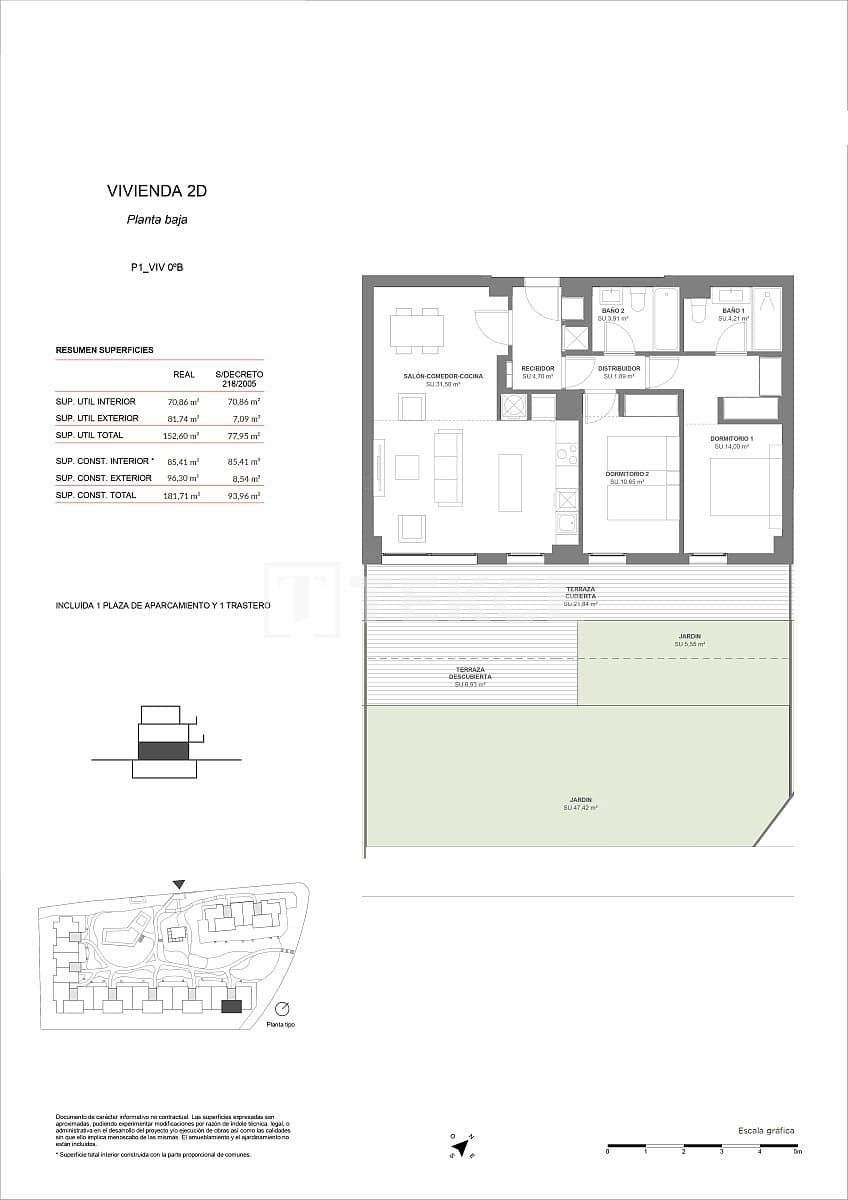 3 soveværelse Lejlighed til salg i Torre de Benagalbon med swimmingpool - € 531.000 (Ref: 8964605)
