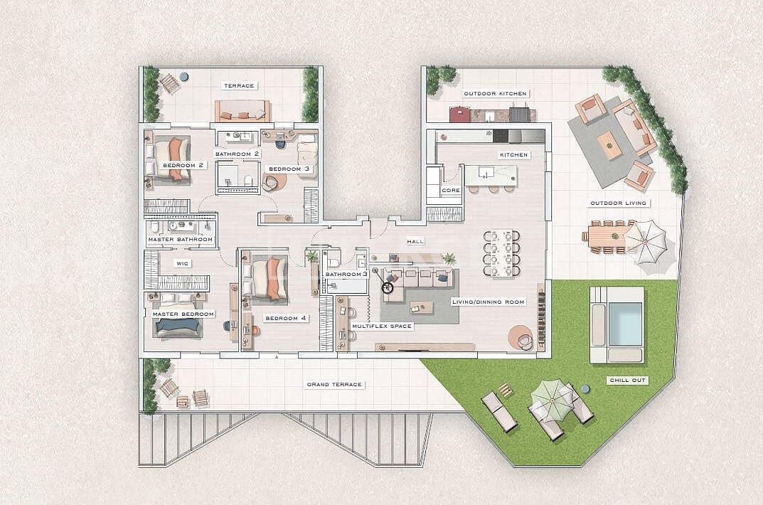 3 chambre Appartement à vendre à Las Lagunas de Mijas avec piscine - 518 000 € (Ref: 8964608)