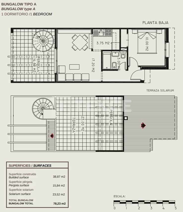 1 quarto Apartamento para venda em Calpe / Calp com piscina - 175 000 € (Ref: 8964616)