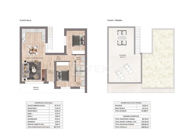2 sypialnia Willa na sprzedaż w Sucina, Miasto Murcja z basenem - 350 000 € (Ref: 8964644)