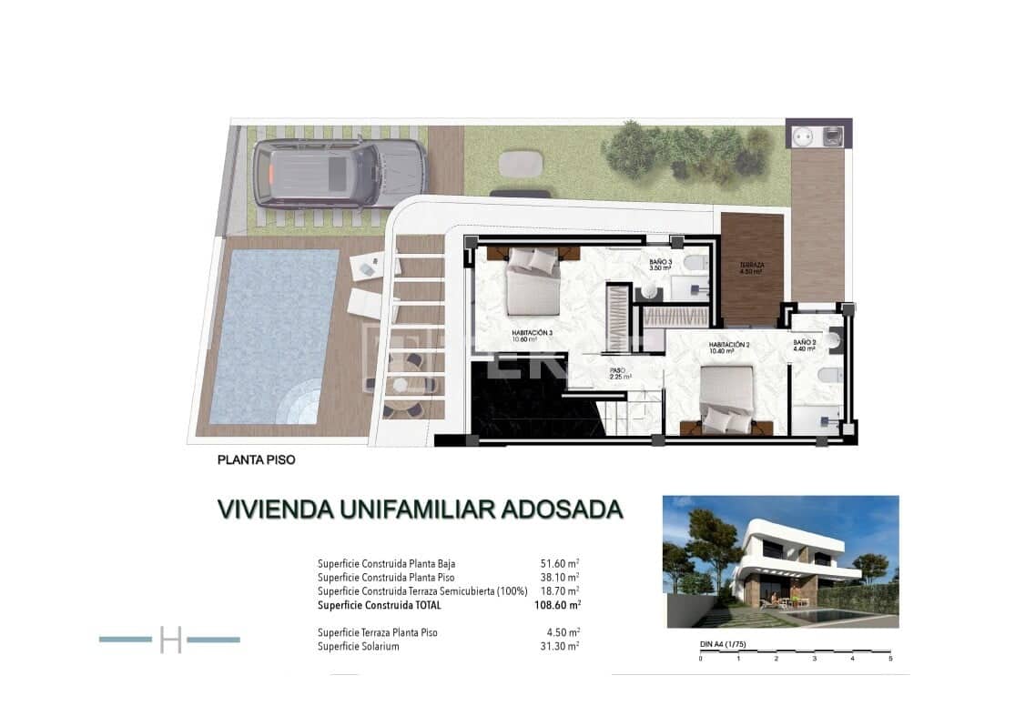 3 slaapkamer Villa te koop in Los Montesinos met zwembad - € 549.000 (Ref: 8964661)