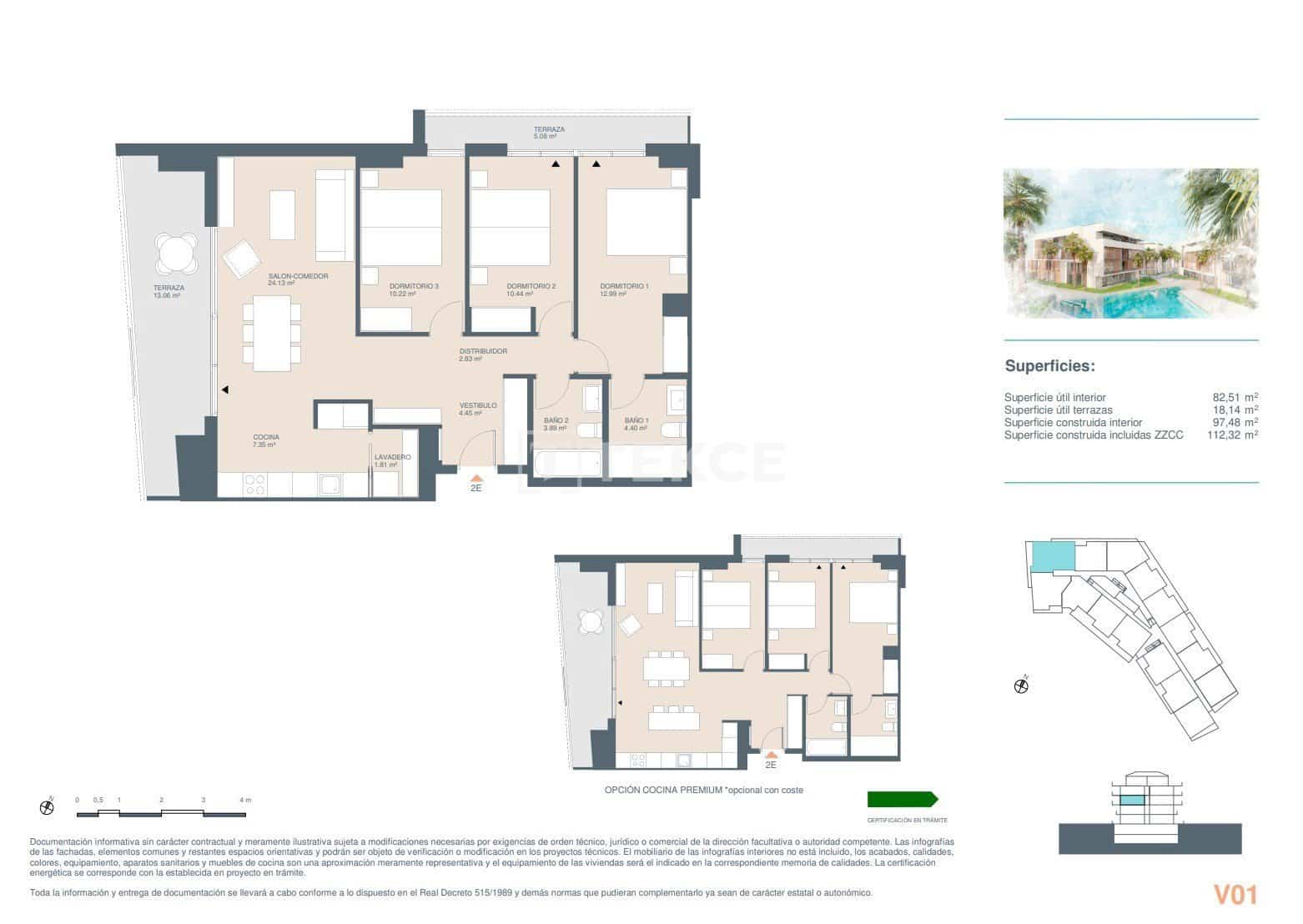 3 bedroom Flat for sale in Javea / Xabia with pool - € 418,000 (Ref: 8964665)