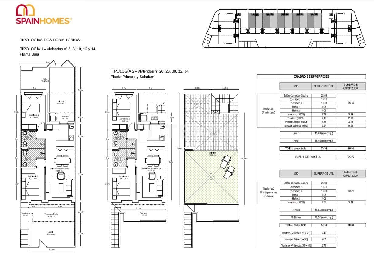 3 slaapkamer Flat te koop in Pilar de la Horadada met zwembad - € 370.000 (Ref: 8964667)