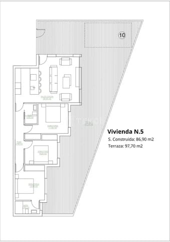 1 slaapkamer Flat te koop in San Pedro del Pinatar met zwembad - € 180.000 (Ref: 8964670)