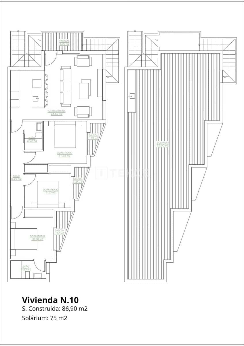 3 sypialnia Mieszkanie na sprzedaż w San Pedro del Pinatar z basenem - 270 000 € (Ref: 8964672)