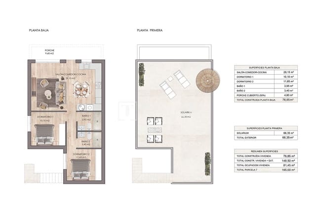 2 sypialnia Willa na sprzedaż w Sucina, Miasto Murcja z basenem - 309 000 € (Ref: 8964683)