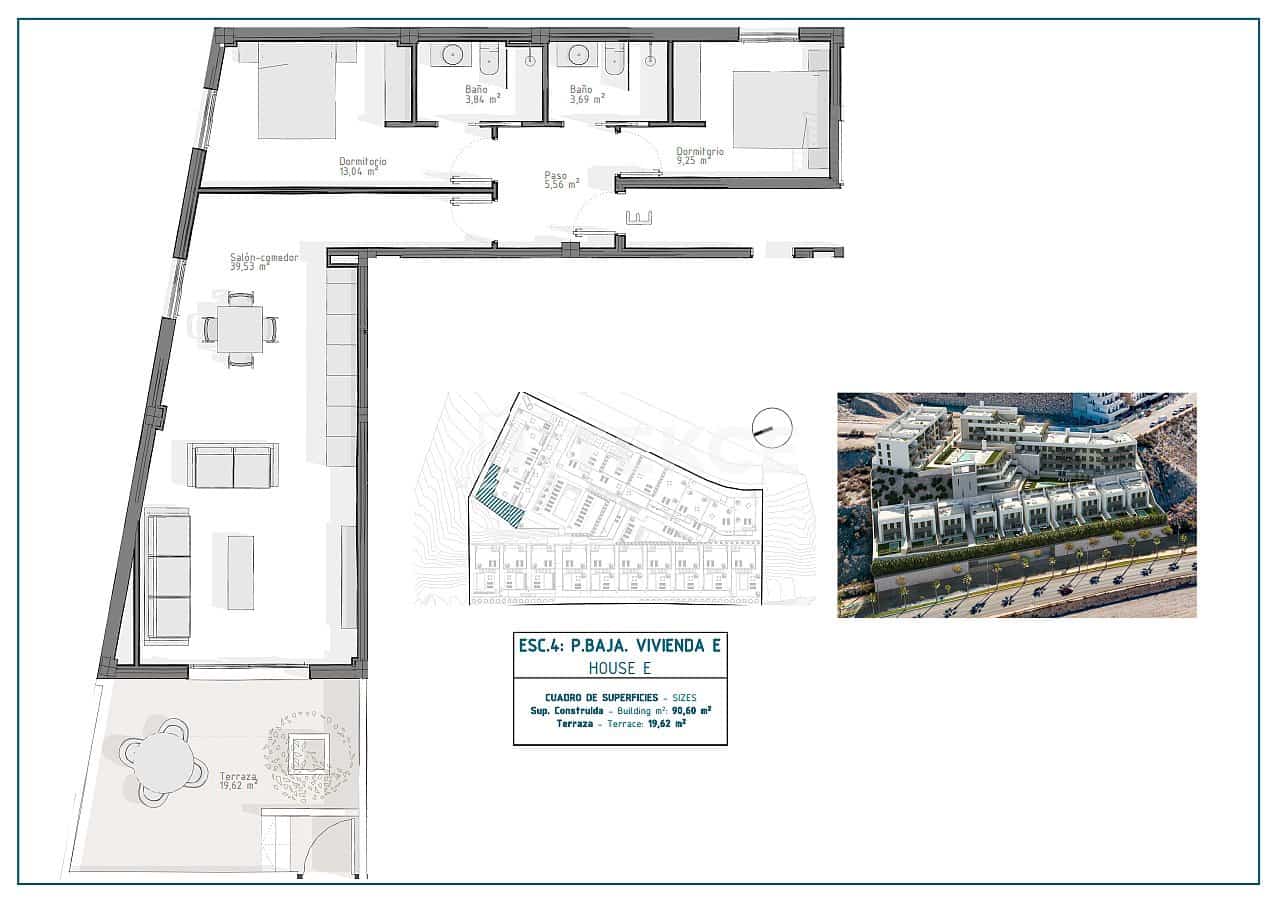 3 sypialnia Mieszkanie na sprzedaż w Aguilas z basenem - 288 000 € (Ref: 8964704)
