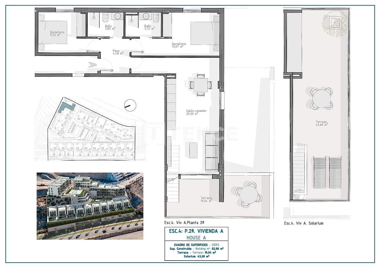 3 slaapkamer Flat te koop in Aguilas met zwembad - € 233.000 (Ref: 8964705)