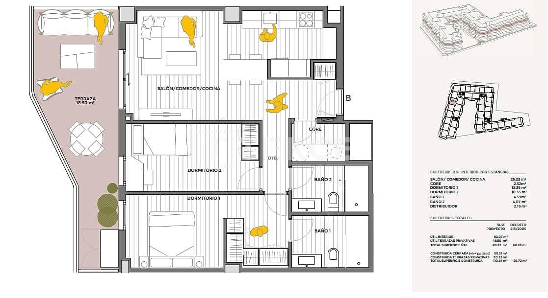 2 soverom Leilighet til salgs i Las Lagunas de Mijas med svømmebasseng - € 408 000 (Ref: 8964734)