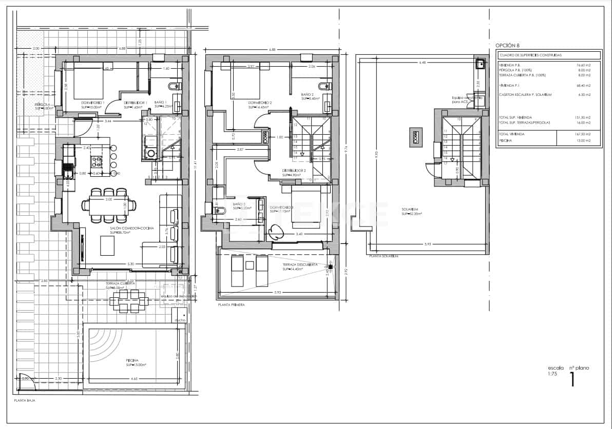3 slaapkamer Villa te koop in San Pedro del Pinatar met zwembad - € 439.000 (Ref: 8964740)