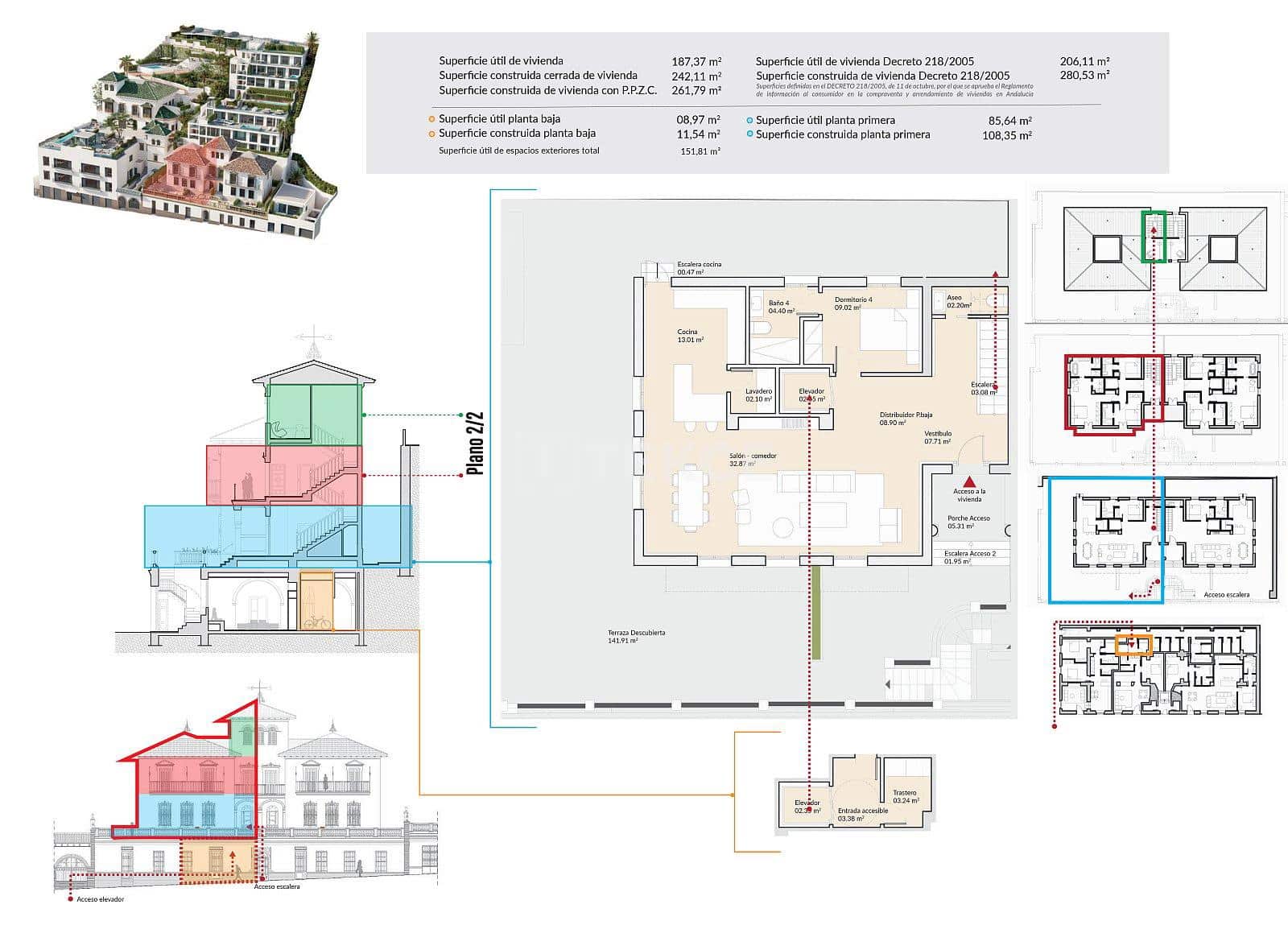 2 soveværelse Lejlighed til salg i Malaga by med swimmingpool - € 895.000 (Ref: 8964748)