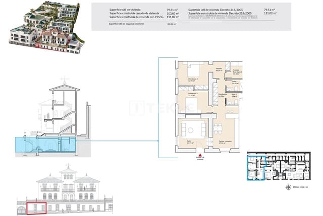 4 slaapkamer Flat te koop in El Limonar, Málaga stad met zwembad - € 2.550.000 (Ref: 8964749)