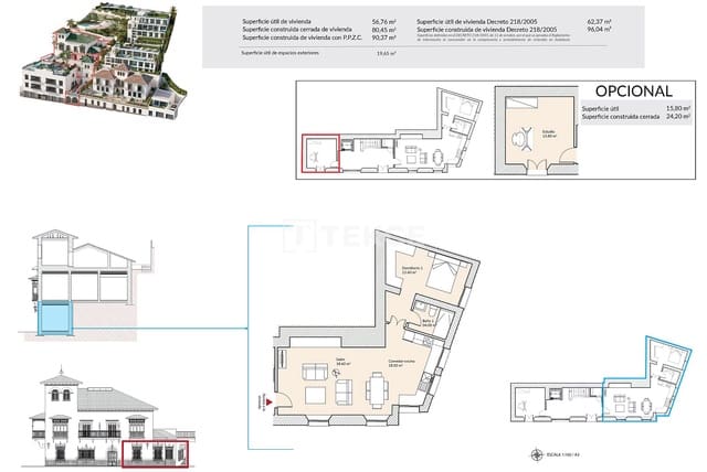 2 slaapkamer Flat te koop in El Limonar, Málaga stad met zwembad - € 1.700.000 (Ref: 8964751)