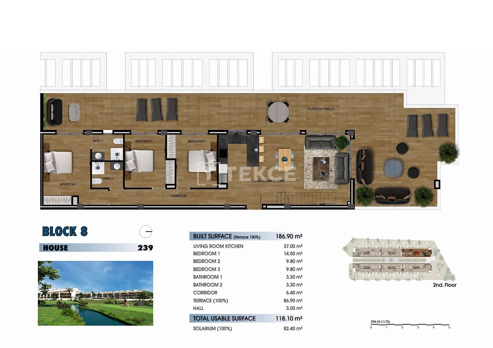 Piso de 2 habitaciones en Los Alcázares en venta con piscina - 270.000 € (Ref: 8964757)