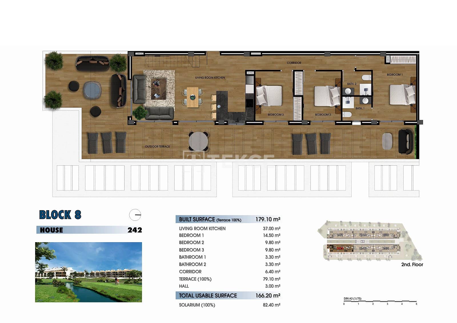 Piso de 2 habitaciones en Los Alcázares en venta con piscina - 270.000 € (Ref: 8964757)