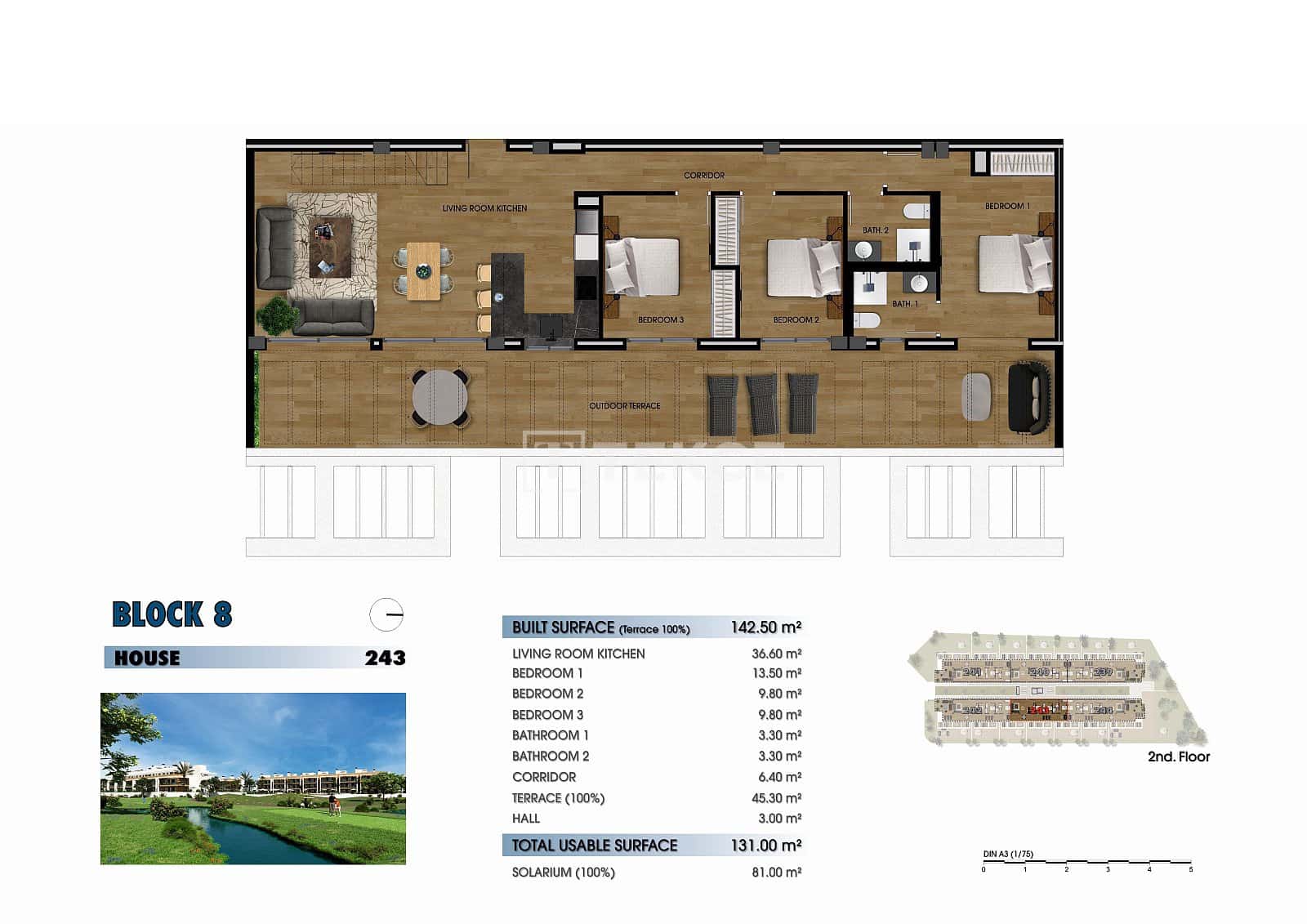 Piso de 2 habitaciones en Los Alcázares en venta con piscina - 270.000 € (Ref: 8964757)