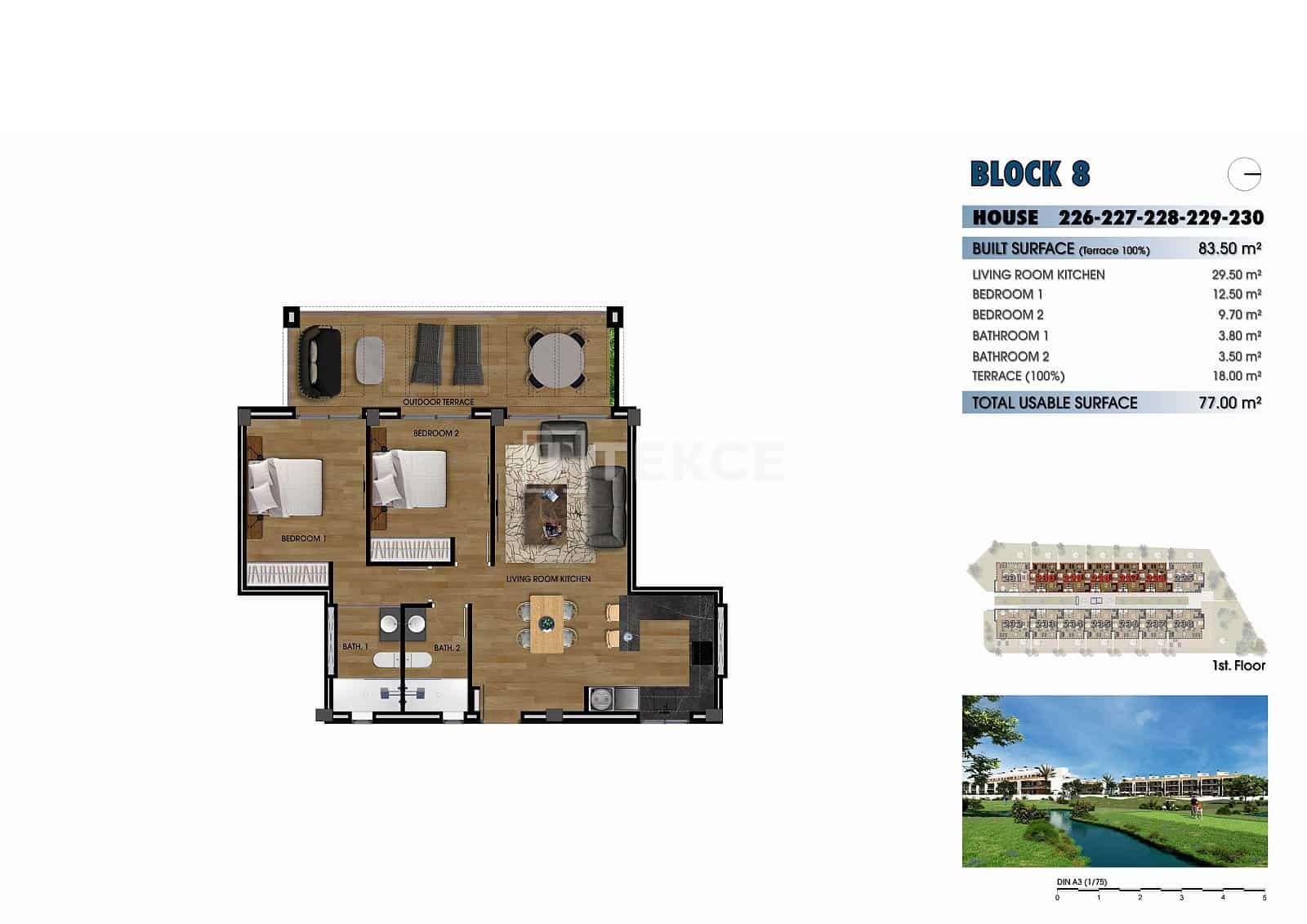 3 slaapkamer Flat te koop in Los Alcazares met zwembad - € 308.000 (Ref: 8964758)