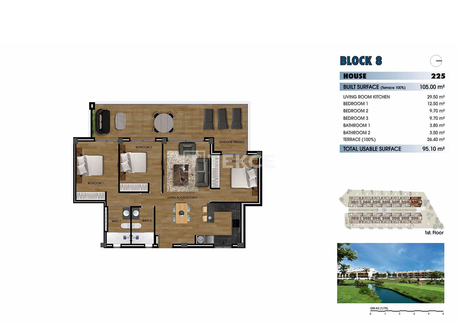 2 bedroom Flat for sale in Los Alcazares with pool - € 315,000 (Ref: 8964760)