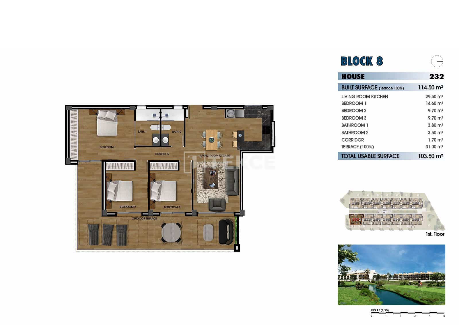 2 bedroom Flat for sale in Los Alcazares with pool - € 315,000 (Ref: 8964760)