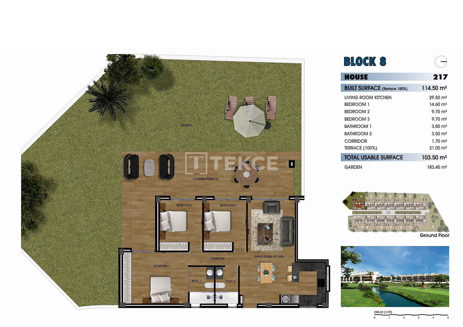 2 bedroom Flat for sale in Los Alcazares with pool - € 315,000 (Ref: 8964760)