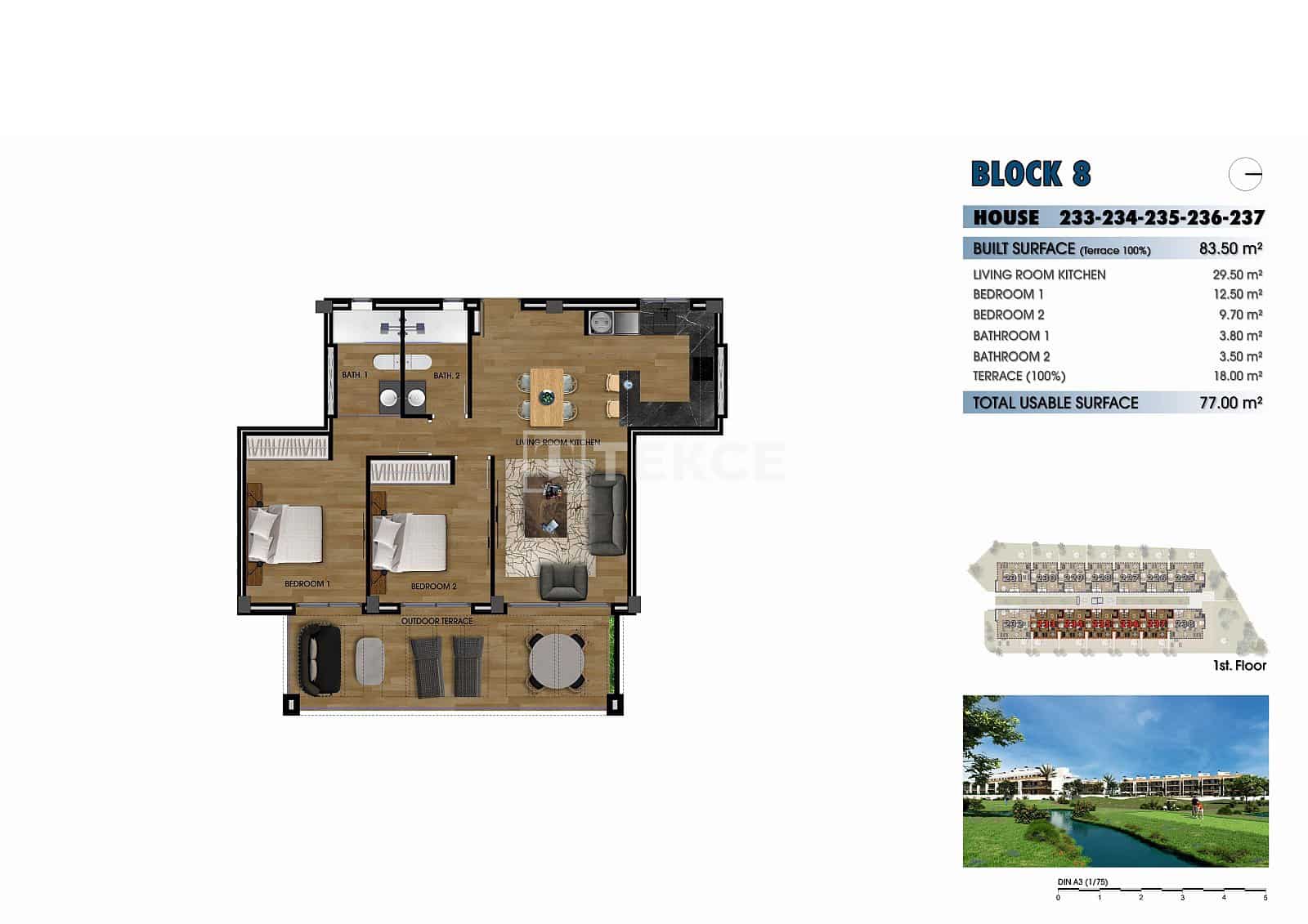 3 bedroom Flat for sale in Los Alcazares with pool - € 395,000 (Ref: 8964761)