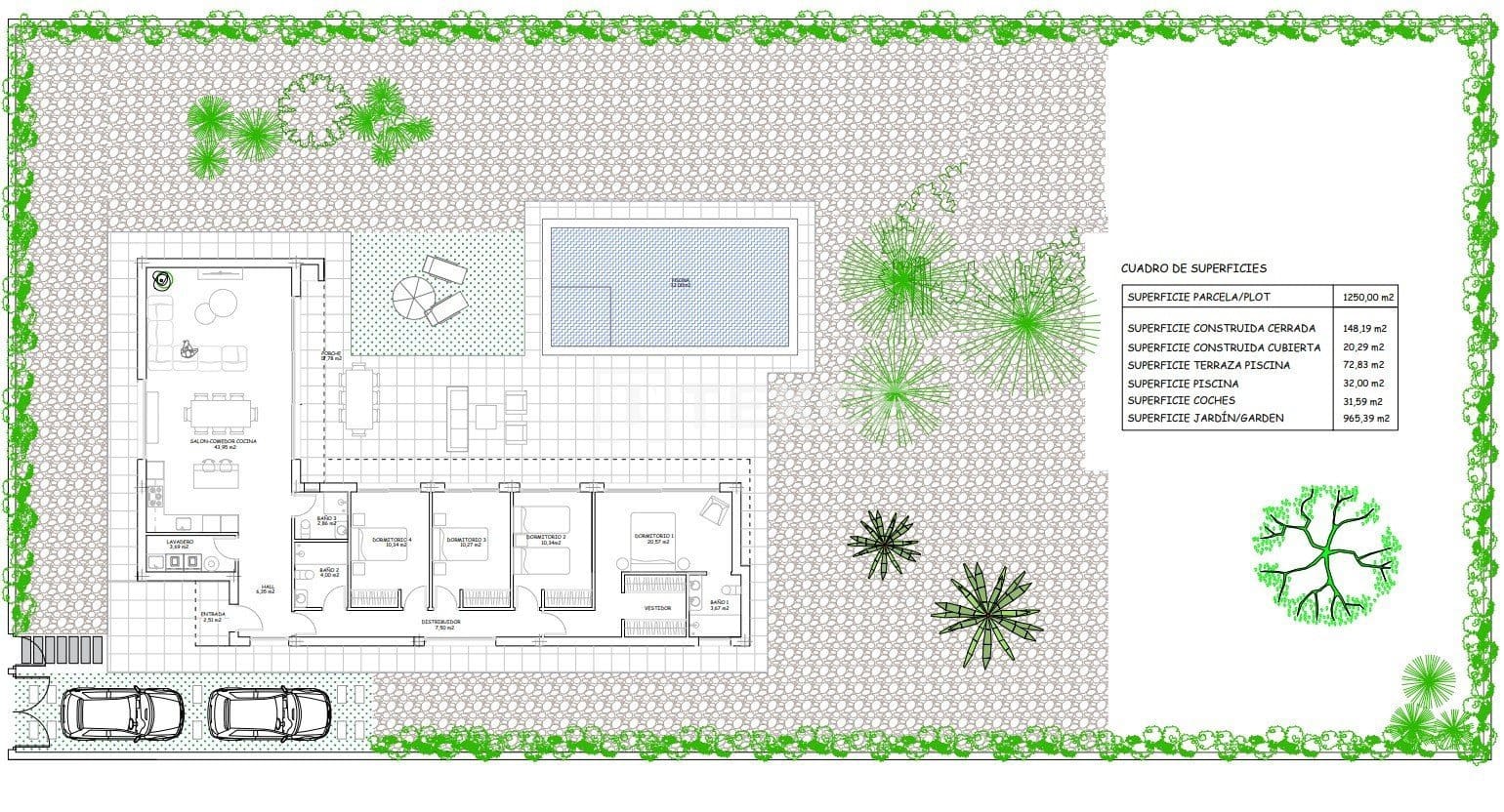 3 bedroom Villa for sale in Calasparra with pool - € 335,000 (Ref: 8964769)