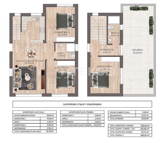 3 sypialnia Willa na sprzedaż w Ciudad Quesada, Rojales z basenem - 460 000 € (Ref: 8964770)