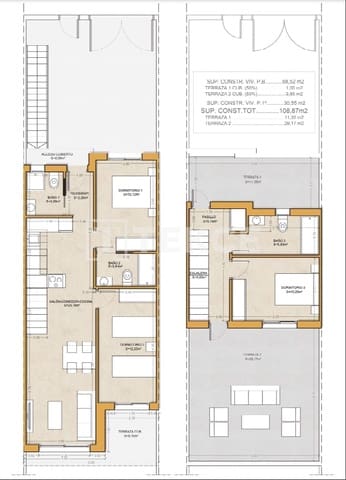 3 sovrum Villa till salu i Pilar de la Horadada med pool - 356 000 € (Ref: 8964772)
