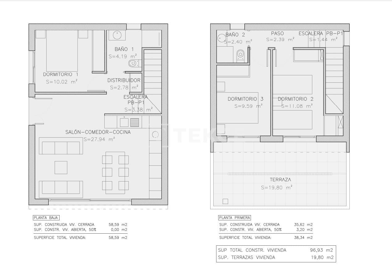 3 chambre Villa/Maison à vendre à Los Dolses avec piscine - 410 000 € (Ref: 8964810)
