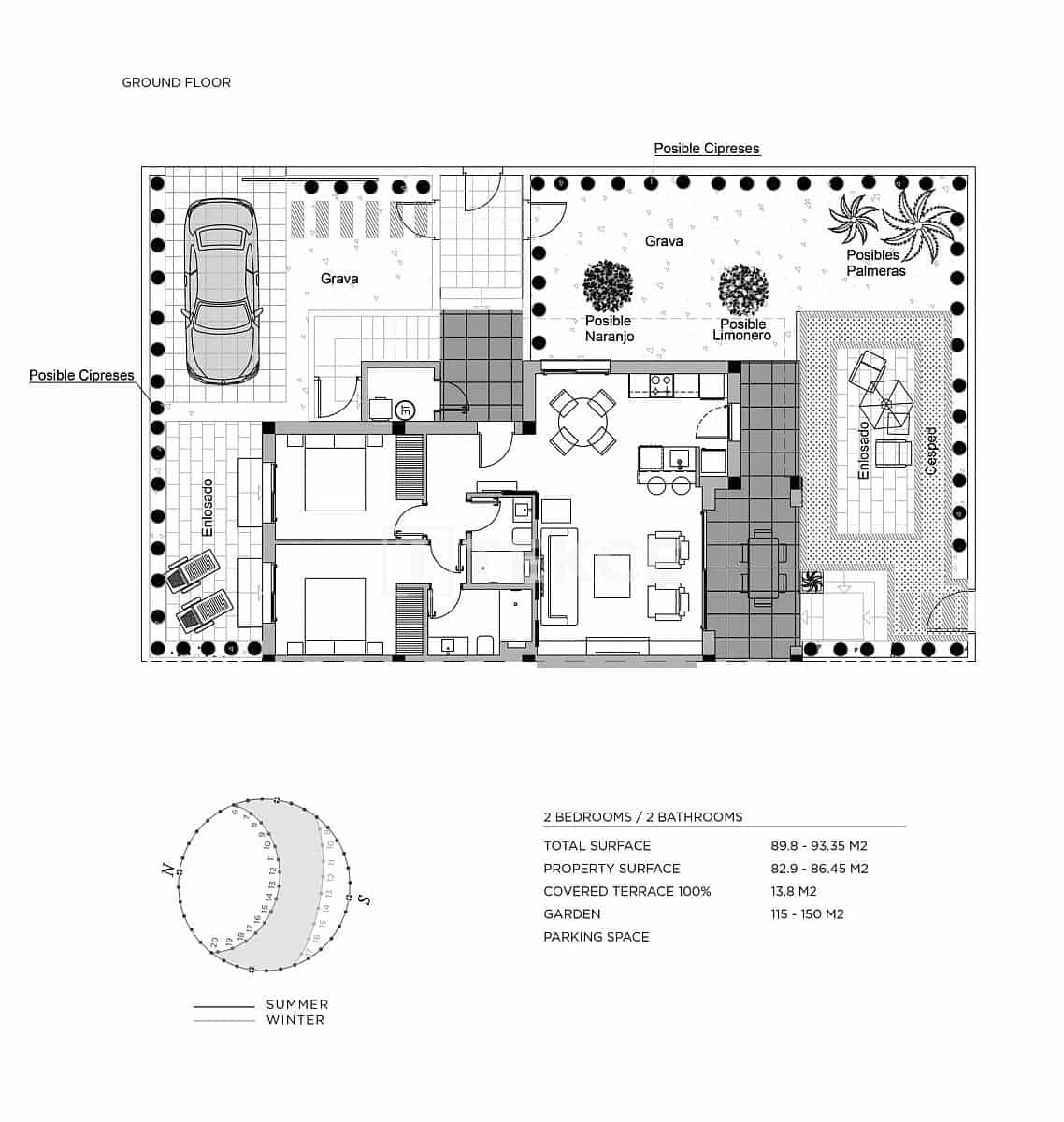 2 bedroom Flat for sale in Ciudad Quesada with pool - € 327,000 (Ref: 8964811)