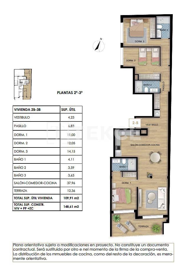 3 sovrum Lägenhet till salu i Torrevieja med pool - 335 000 € (Ref: 8964812)