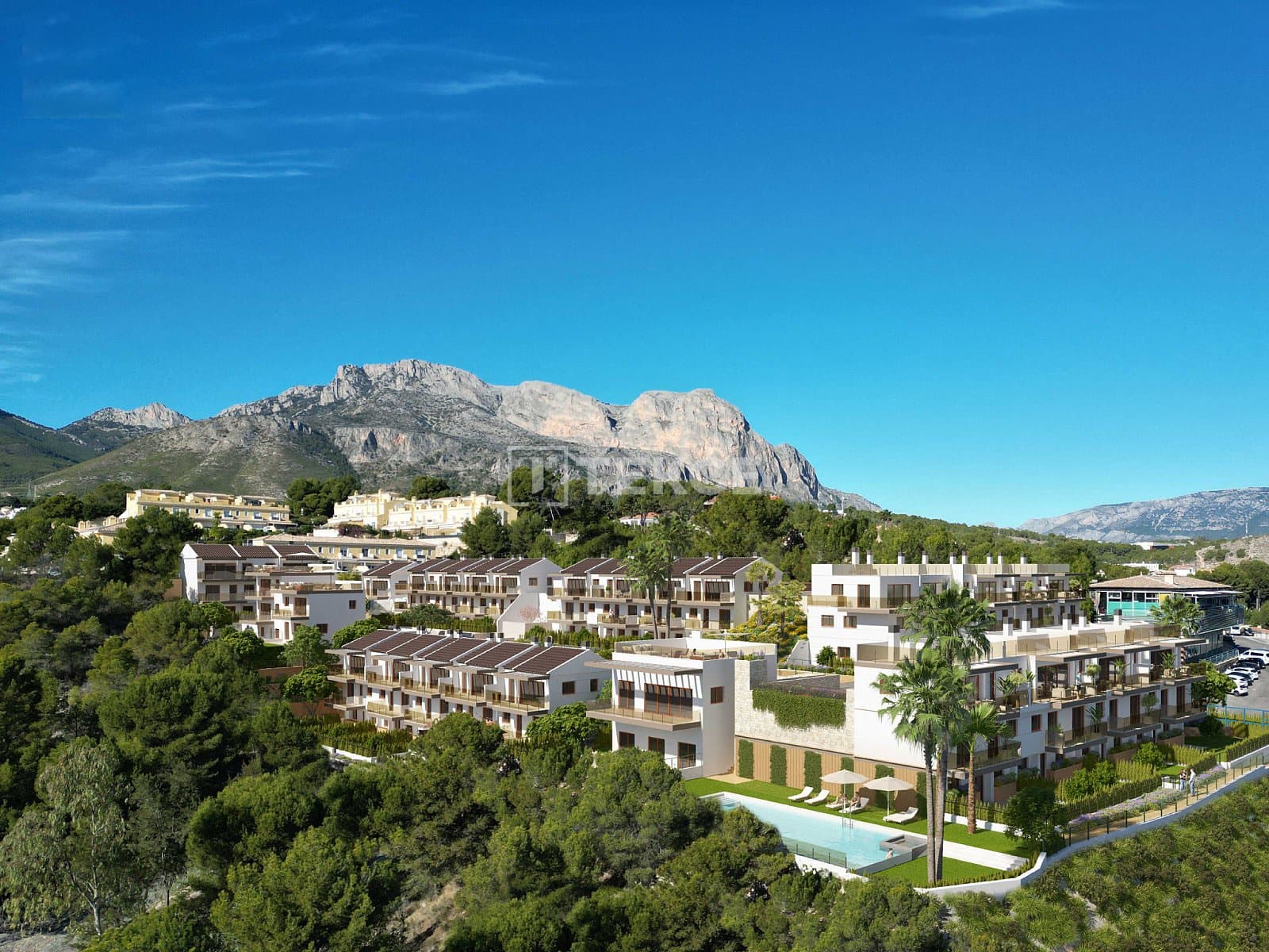 4 makuuhuone Huvila myytävänä paikassa La Nucia mukana uima-altaan - 439 000 € (Ref: 8964813)