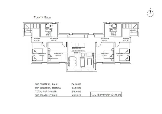 6 sypialnia Willa na sprzedaż w Torrevieja z basenem - 1 500 000 € (Ref: 8964828)