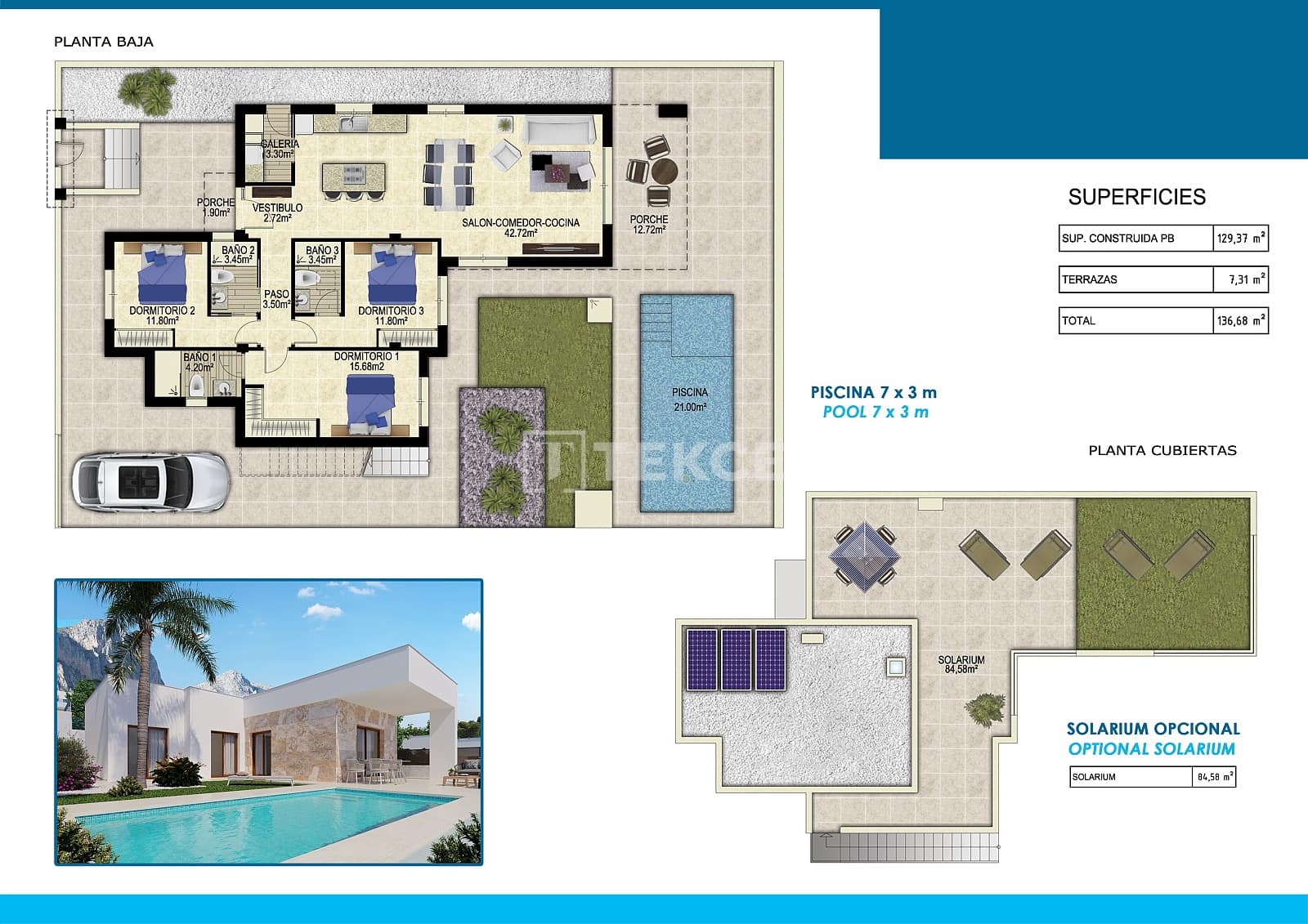 3 bedroom Villa for sale in Polop with pool - € 598,000 (Ref: 8964839)