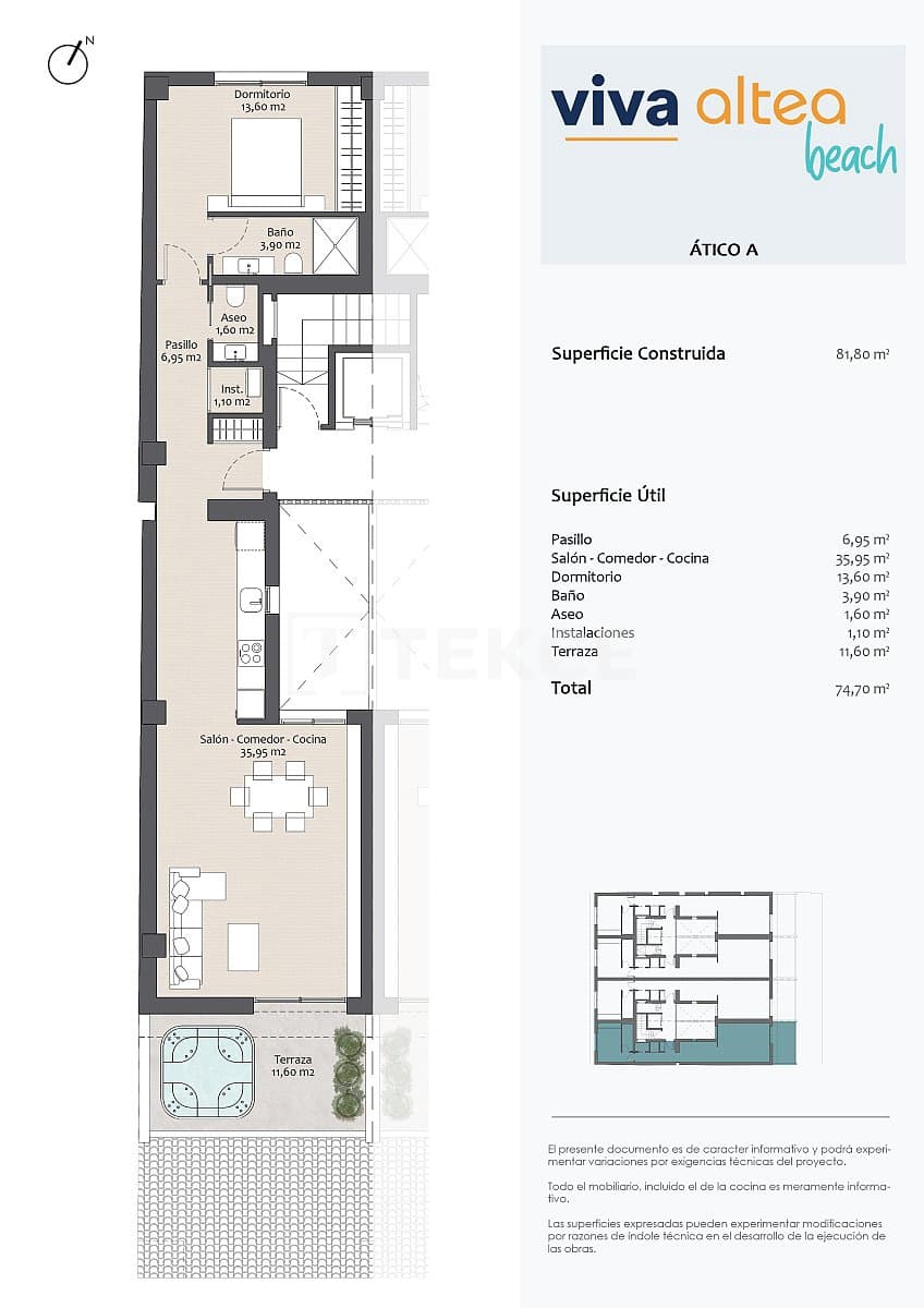2 soveværelse Lejlighed til salg i Altea - € 465.000 (Ref: 8964868)
