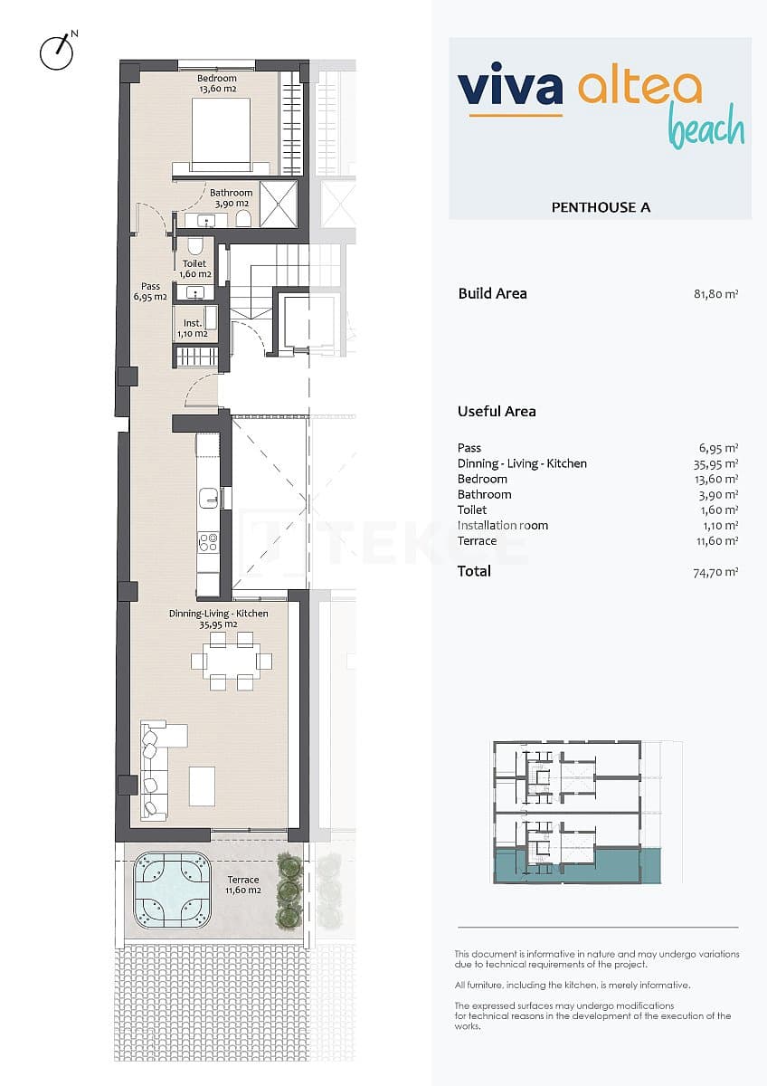 1 chambre Appartement à vendre à Altea - 490 000 € (Ref: 8964869)