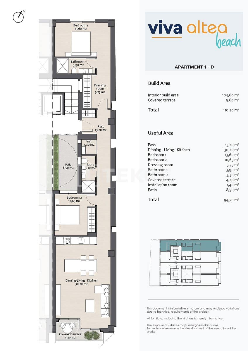 1 chambre Appartement à vendre à Altea - 490 000 € (Ref: 8964869)