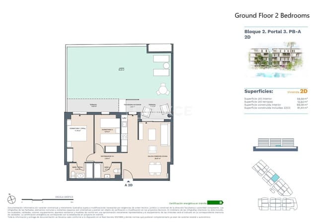 4 sovrum Lägenhet till salu i Dénia med pool - 421 000 € (Ref: 8964879)