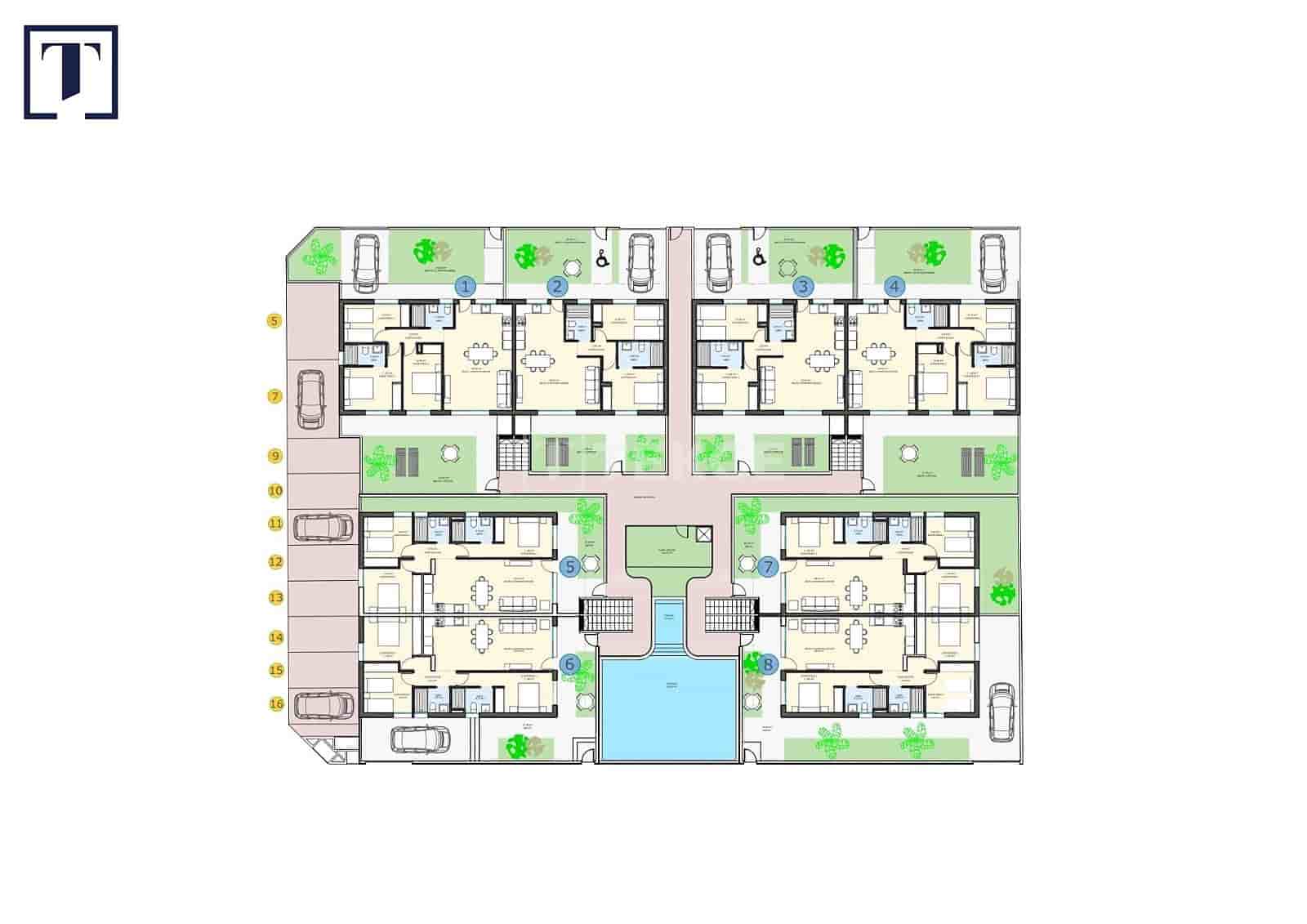3 sypialnia Mieszkanie na sprzedaż w Pilar de la Horadada z basenem - 290 000 € (Ref: 8964887)