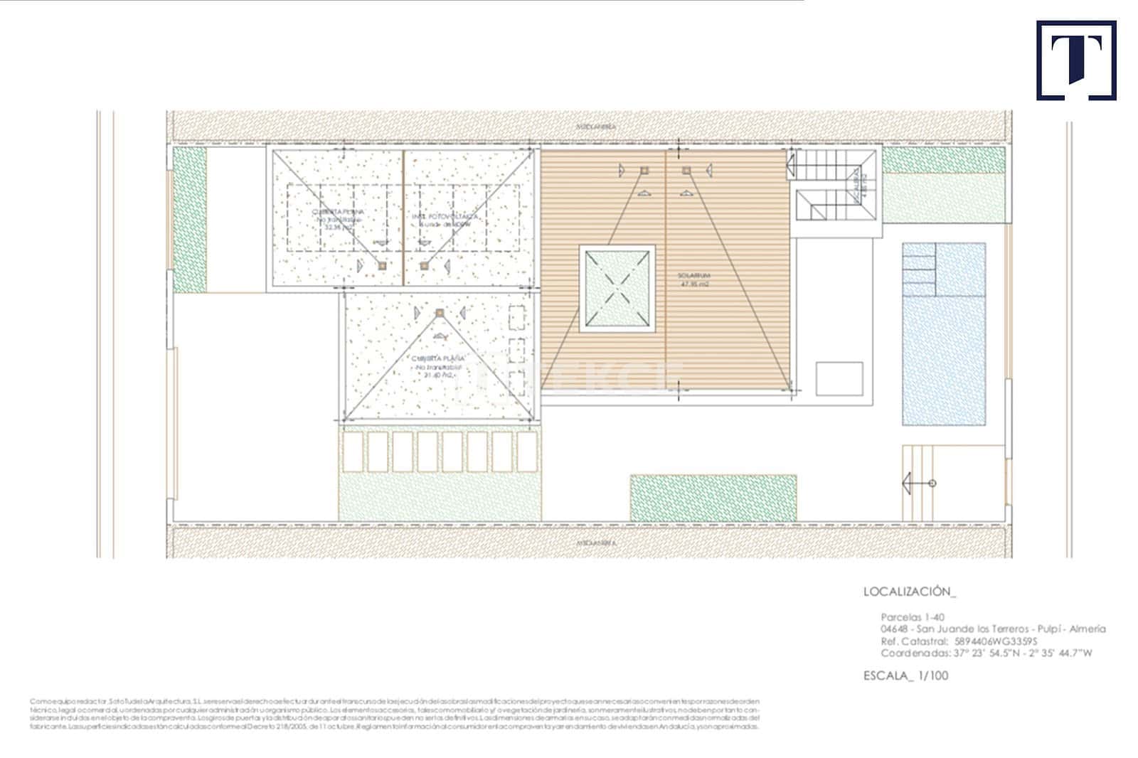 3 sypialnia Willa na sprzedaż w San Juan de los Terreros z basenem - 391 000 € (Ref: 8964892)