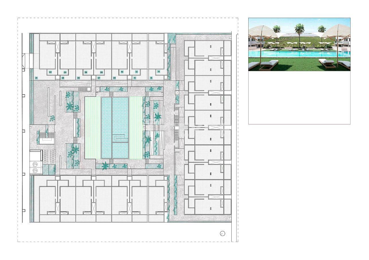 2 slaapkamer Flat te koop in Los Altos met zwembad - € 320.000 (Ref: 8964924)