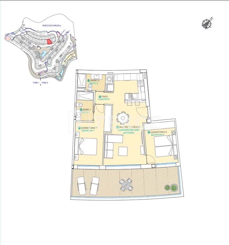 2 slaapkamer Flat te koop in Aguilas met zwembad - € 295.000 (Ref: 8964939)