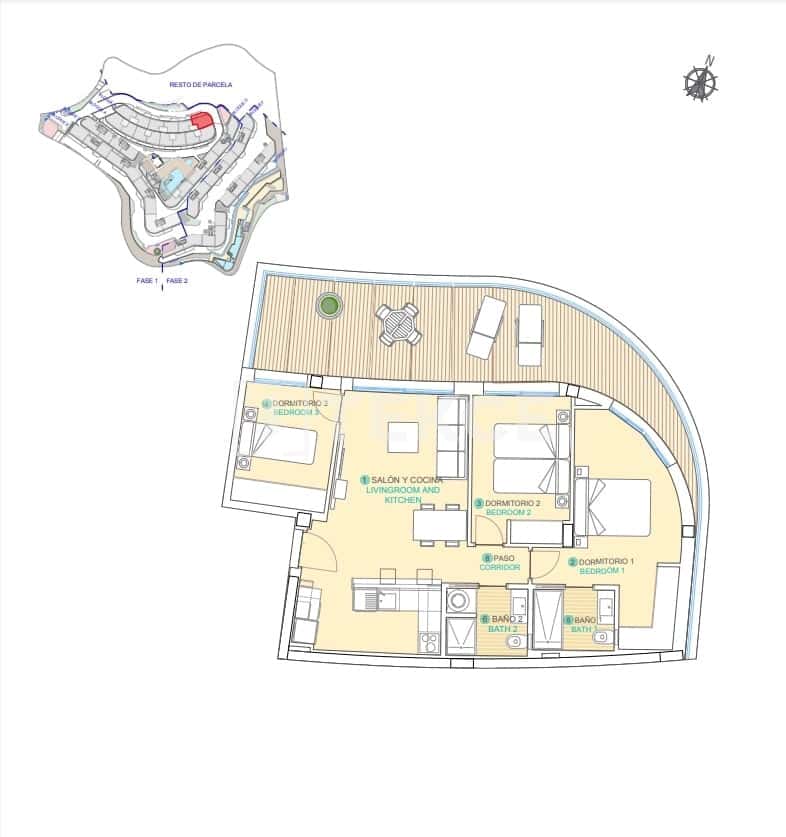 2 Zimmer Wohnung zu verkaufen in Aguilas mit Pool - 427.000 € (Ref: 8964941)