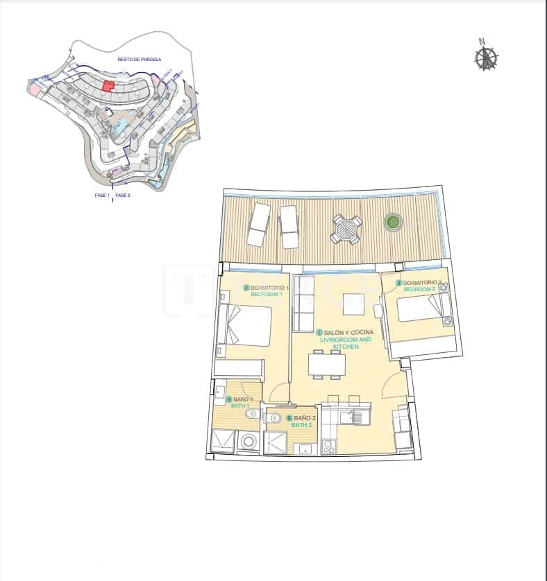 2 Zimmer Wohnung zu verkaufen in Aguilas mit Pool - 427.000 € (Ref: 8964941)