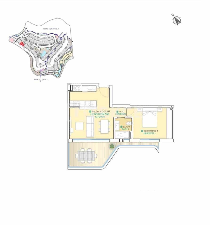 2 Zimmer Wohnung zu verkaufen in Aguilas mit Pool - 427.000 € (Ref: 8964941)